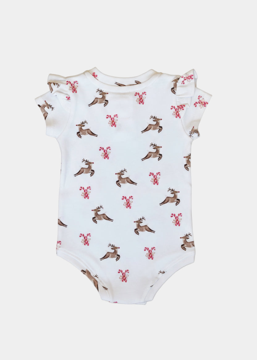 Christmas Frill Romper