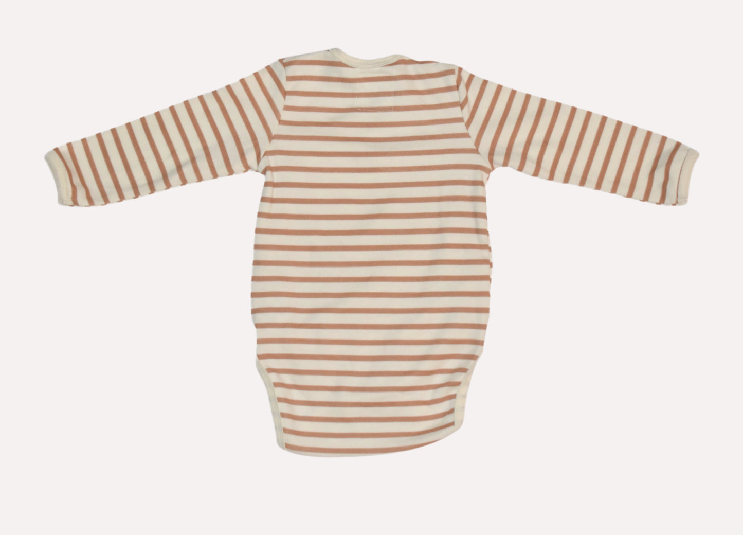 Long Sleeved Pretzel Striped Romper