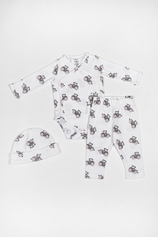 Tractor Newborn Gift Set