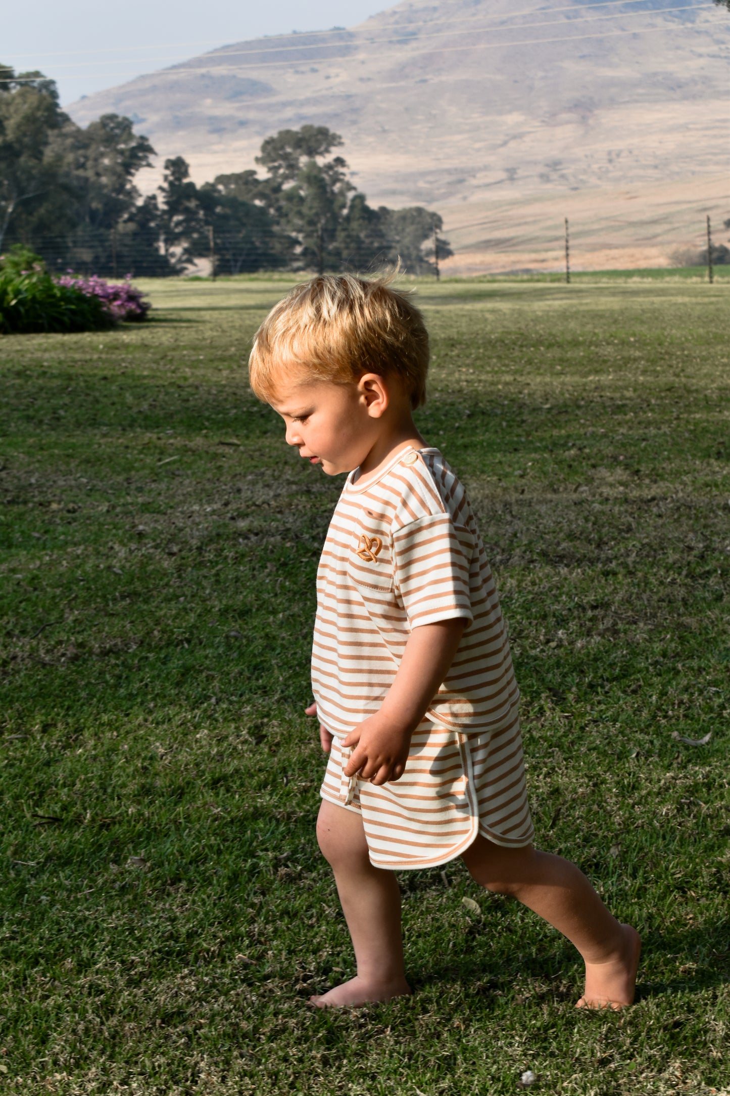 Oversized Stripped Pretzel T-Shirt