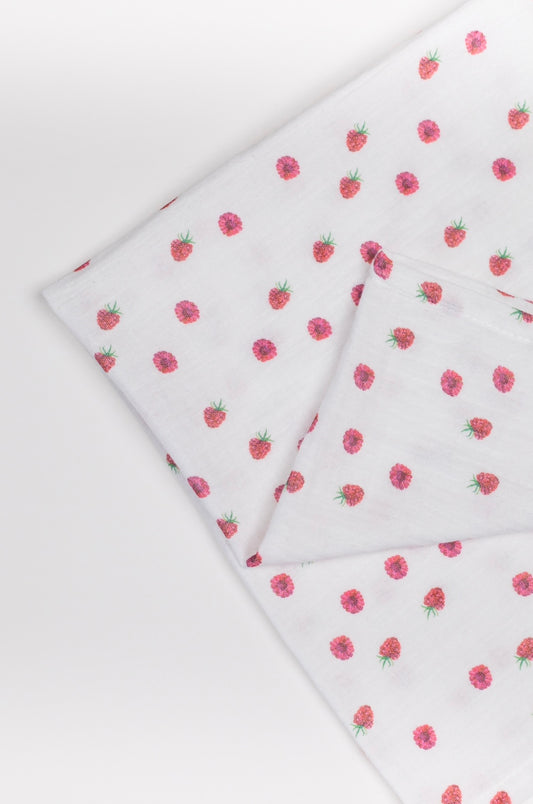 MUSLIN CLOTH- RASPBERRY