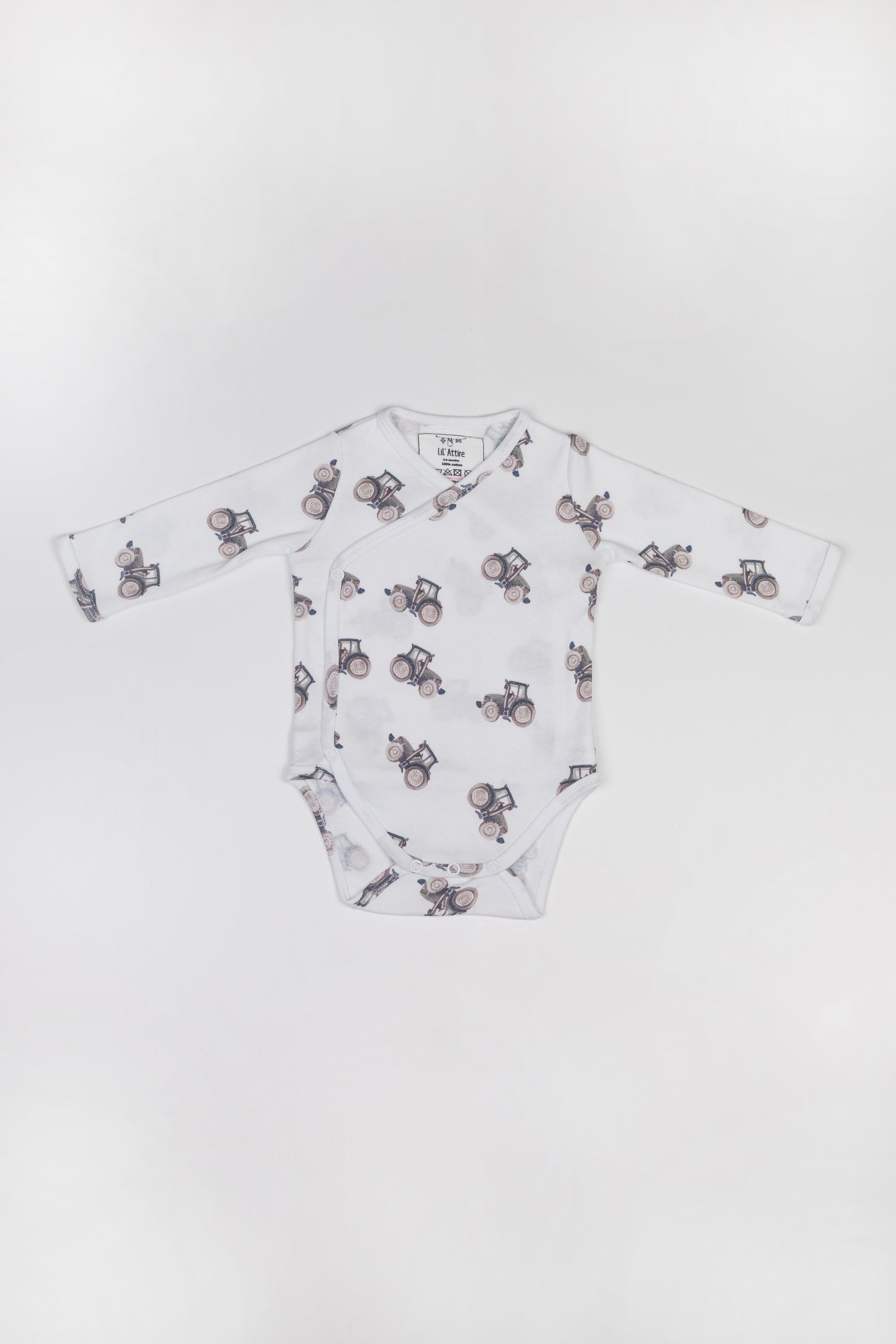 Tractor Tot Wrap Romper