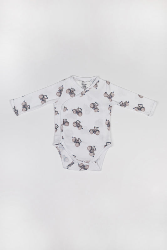 Tractor Tot Wrap Romper