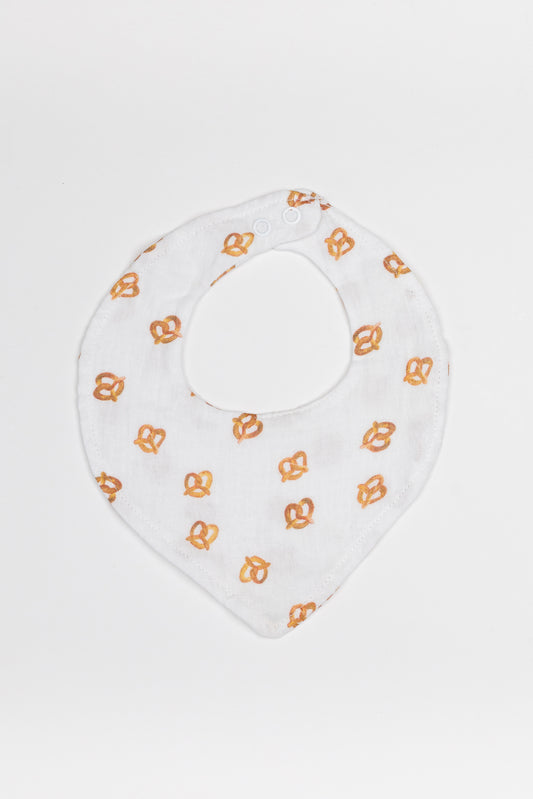 MUSLIN BIB- PRETZEL