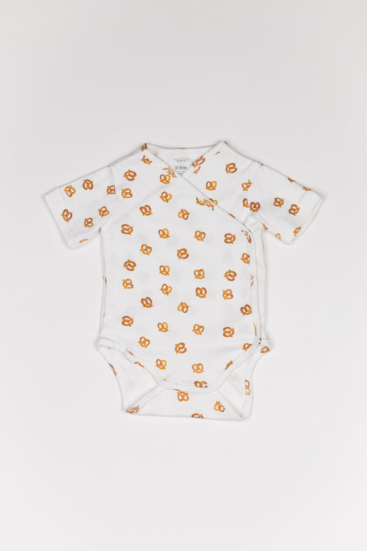 WRAP ROMPER - PRETZEL