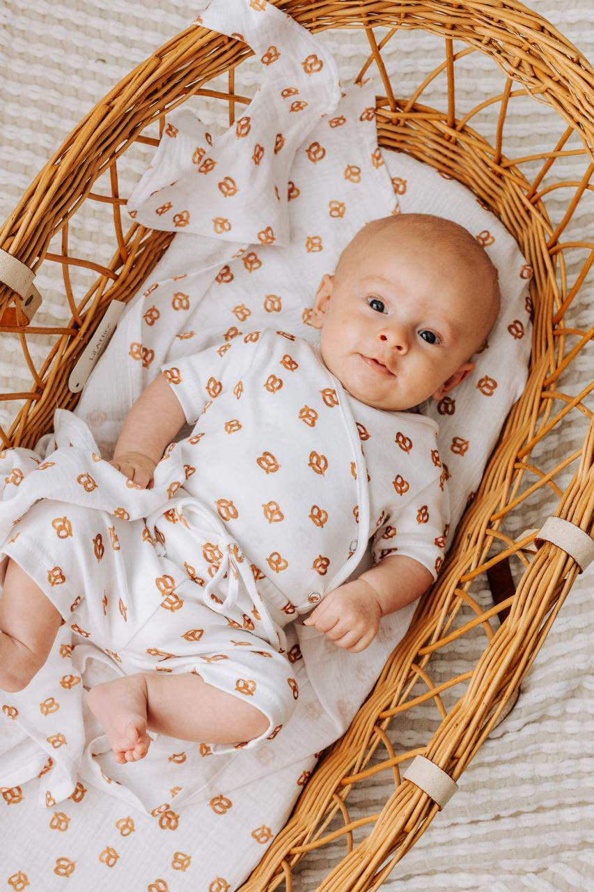WRAP ROMPER - PRETZEL